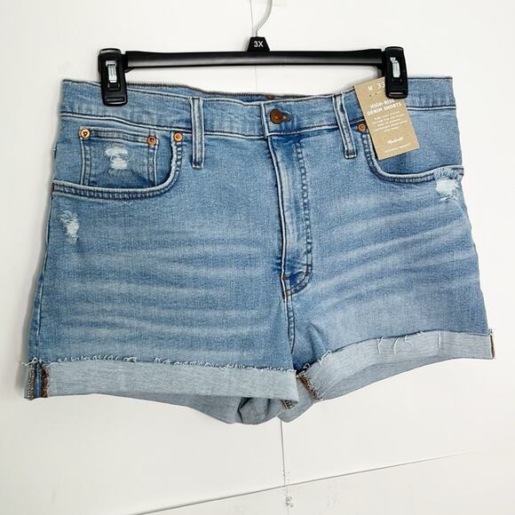 NWT Madewell High-RIse Denim Shorts - Picture 6 of 11